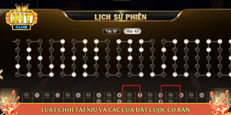 Luật Chơi Tài Xỉu Và Các Cửa Đặt Cược Cơ Bản