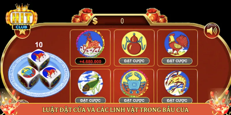 Luật Đặt Cửa Và Các Linh Vật Trong Bầu Cua
